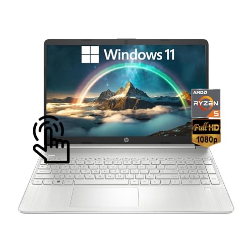 Image of HP Essential Business Laptop, 15.6 inch FHD Touchscreen, AMD Ryzen 5 5500U 6-core Processor (Up to 4.0GHz), SD Card Reader, USB-C, w P500 SSD, Windows 11 Home (32GB RAM | 1TB PCIe SSD)