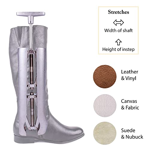 Footfitter 101-043 Professional Cast Aluminum Combination Boot Instep & Shaft Stretcher, Relieves Boot Tightness On Ankle & Calf thumb #3