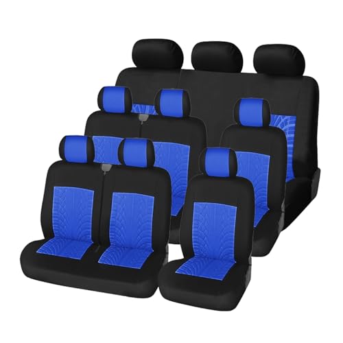 Housses sieges universelles t5 protection van 2 + 1 bleu