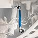 Bevinsee Adjustable Front Sway Bar End Link Kit Compatible with BMW 3 Series E46 1999-2006, Z4 E85/E86 2003-2008, Aluminum Blue