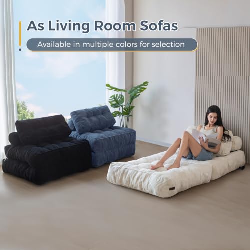 Image of MAXYOYO Folding Sofa Bed, Convertible Chair Bed with Pillow