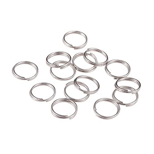 CSFH(ȓX) 20`200/ 4`25mm I[vWvO _u[v XvbgO RlN^ DIYWG[p  ANZT[pi(Rhodium_7mm X 200pcs)