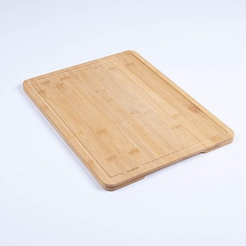 Tabla de cortar de bambú rectangular BOXIO 40x30 cm miniatura 6