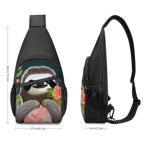 Bolso cruzado casual deportivo para viaje y senderismo miniatura 2
