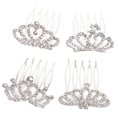 KAILIKETIY 4pièces Peigne Couronne Pour Garçon Et Filles Lot De Décoration De Diadème Pour Filles Événement Festif