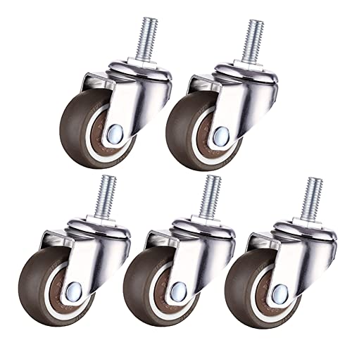 Rueda Giratoria, 1,5 2 Pulgadas, Rosca De 50 Mm, Ruedas Giratorias M10 For Silla De Oficina, Muebles Silenciosos De Goma Nylon, 180 Kg, A Prueba Rueda Giratoria, 1,5 2 Pulgadas, Rosca De 50 Mm, Ruedas Giratorias M10 For Silla De Oficina, Muebles Silenciosos De Goma Nylon, 180 Kg, A Prueba