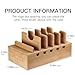 MINCORD Bamboo Charging Station for Multiple Devices, Cell Phone Docking Charging Station Organizer, Nightstand Bedside Desk Device Charger Organizer for Laptop, Tablets and iPads
