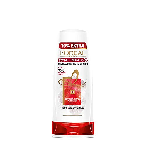 Image of L'Oreal Paris Extraordinary Oil Hair Serum for Women and Men, 100 ml and L'Oreal Paris Total Repair 5 Conditioner, 175ml (With 10% Extra)