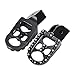 YKSM Moto CNC Billet Larghe Pedane Pedali Accessori per BMW R1200GS LC ADV F750GS F850GS Pedane R 1200 GS Adventure Nero