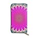 Produktbild JHGFG Dekoration generiert Blumen Mandala Echtes Leder Geldbörse Lange Damen Geldbörse Handtasche Multi Kartenhalter Organizer Für Frauen Personalisiert