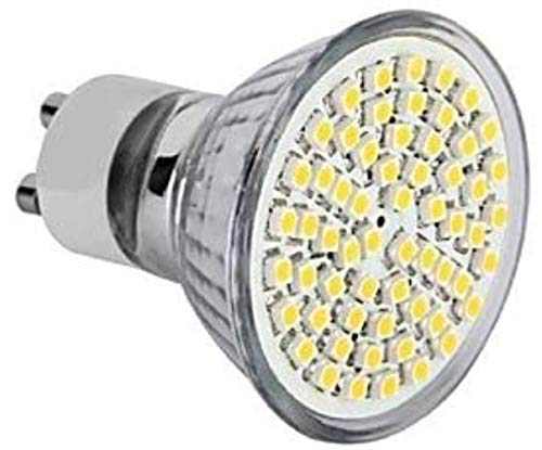 Lampe en verre GU10 LED 60 SMD 3528 idéale pour illuminer chaleureusement votre salon