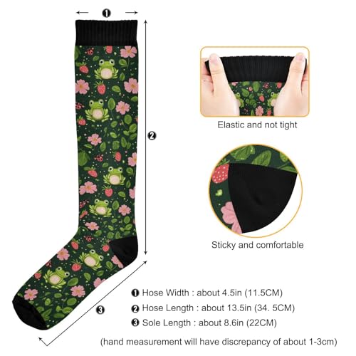 Image of Wusikd Pirate Skulls Compression Socks for Women and Men Circulation Cute Long Socks for Athletic Running 1