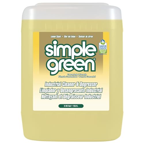 Industrial Cleaner and Degreaser, Lemon Scent, 5...