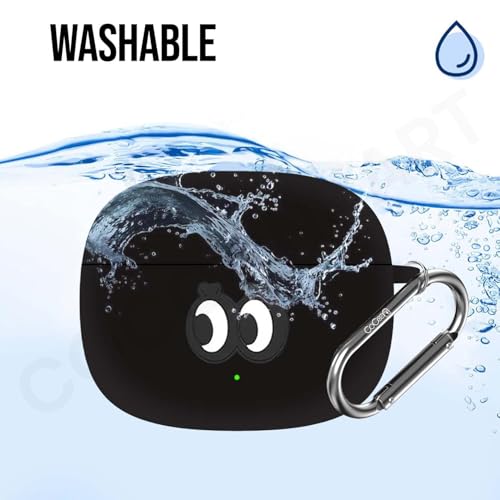 Image of Soft Silicone Case Cover for OnePlus Nord Buds 4 Pro (Black Eye)