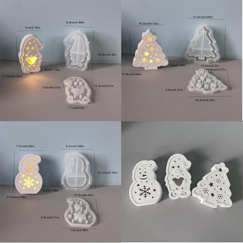 Moule en silicone de Noël pour fabriquer des cadeaux faits main - 3