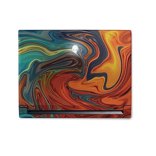 Image of MightySkins Skin Compatible with Alienware M18 R1 (2023) Full Wrap Kit - Lava Water | Protective, Durable, and Unique Vinyl Decal wrap Cover | Easy to Apply & Change Styles | Made in The USA