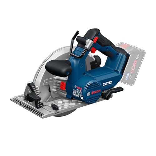 Bosch PRO 18V System Akku-Kreissäge GKS18V-68-2 (inkl. Gehrungsanschlag, Sägeblatt)