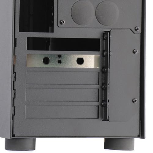 Image of Low Profile Rear Slot Bracket with 2 Antenna Holes, Micro ATX Desktop PC Case Back Panel
