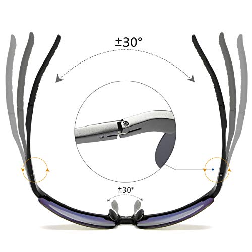 Image of Mens Sports Polarized Sunglasses Driving Metal Frame UV Protection Sunglasses For Men 8177