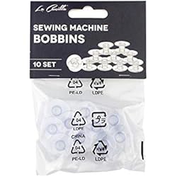 La Canilla ® - Canillas Máquina Coser Singer, Alfa Plástico Pack de 10 Bobinas Silvercrest, Brother, Juki y más