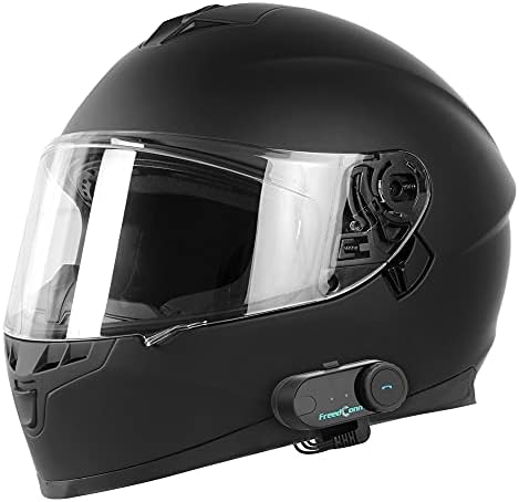 FreedConn Motocycle Helmet Waterproof Wireless Bluetooth Headset TCOM-VB; /FM Radio/800M Intercom/2 Riders Intercom/Moto Biking & Skiiing/ 2 in 1 Microphone;
