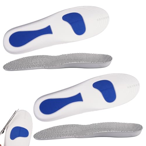 2 Paia Solette Ortopediche Plantare Ortopedico Misura Regolabile (35-40) per