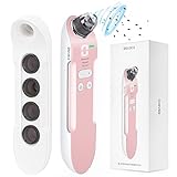 Blackhead Remover Face Pore Vacuum Cleaner EZBASICS Upgraded Blackhead Vacuum Rechargeable White...