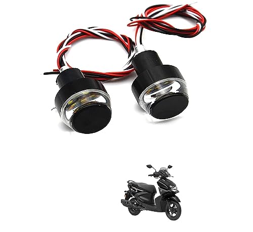 Image of Kozdiko Motorcycle LED Indicator Dual Color Blinker Stylish Turn Signal Handle Bar Light for Yamaha Ray ZR 125