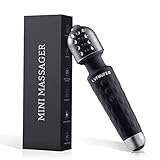 Upgraded Powerful Vibrate Wand Massager with 20 Vibration Modes Mini Whisper Quiet Waterproof Handheld Cordless for Neck Shoulder Back Body Massage Sports Recovery Muscle Aches