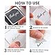 CHGCRAFT Wetter Klarstempel Transparenter Silikonstempel Mini Wetter Silikonsiegelstempel Für Kalenderplaner Dekoration Und DIY Scrapbooking