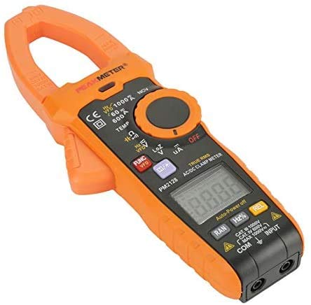 PM2128 Digital AC/DC Clamp Meter Voltage Current Meter Resistance Capacitance Tester