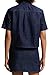 Theory Women's Boxy Short Sleeve Shirt Indigo