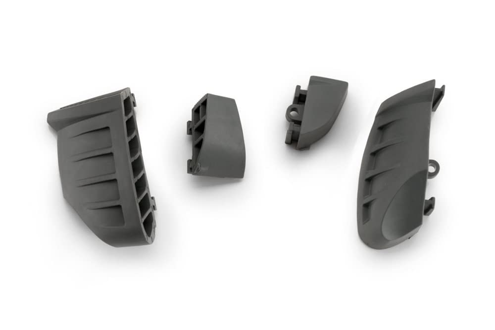 Puig 20872N Replacement Engine Protector Toe Set Pro 2.0 Black