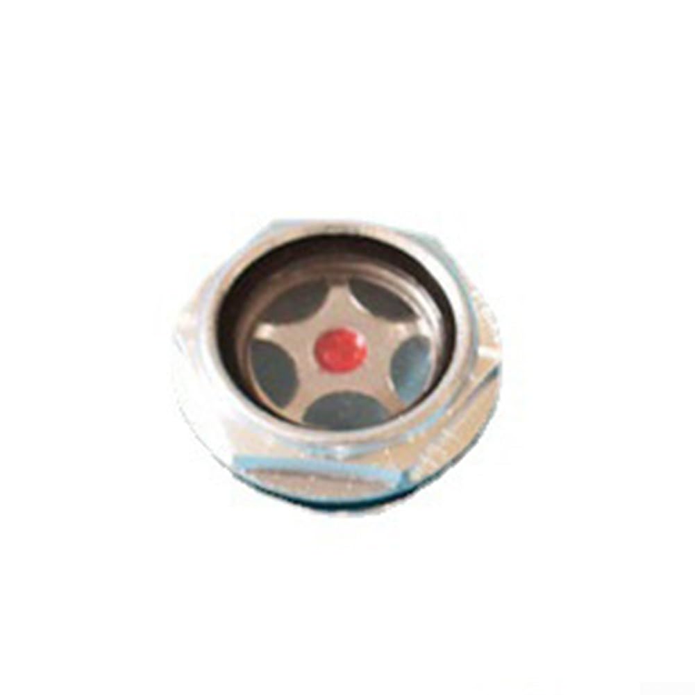 HEIBTENY 1 X Verre De Niveau D'huile M10 M12 Pour M14 M16 M18M20, Verre D' Aspiration D'huile Du Compresseur D'air, Indicateur De Niveau D'huile NPT (12 X 1,25