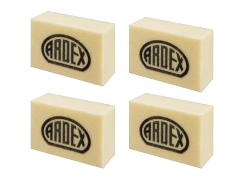 Ardex T-7 Grout Sponge, Professional-Grade Tool for Clean, Smooth Grout Finish, 4 Pcs Pack