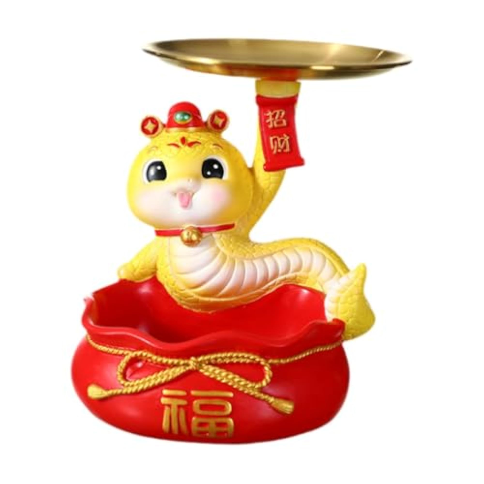 Resin Cartoon Statue Key Holder Tray