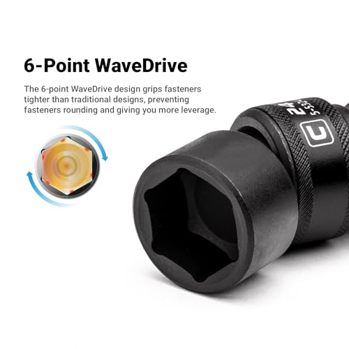 Image of Capri Tools 13 mm Universal Impact Socket, 3 /8-Inch Drive, 6-Point, Metric