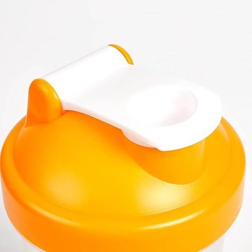 Miniatura 8 de XIDAJIE Botella mezcladora de proteínas, botella de agua portátil, botella deportiva, botella mezcladora clásica a prueba de fugas, taza mezcladora