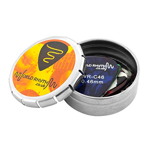 World Rhythm Lot de 12 médiators en étain pour guitare Calibre mixte 0,46 mm, 0,71 mm, 0,81 mm WR-208 - Les Beatles, Paul McCartney, John Lennon, RIngo Starr, George Harrison World Rhythm Lot de 12 médiators en étain pour guitare Calibre mixte 0,46 mm, 0,71 mm, 0,81 mm WR-208 – Image 3