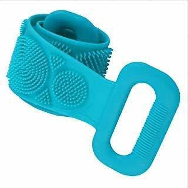 Back Scrubber Belt Brush for Double Side Skin Deep Cleaning Massage, Dead Skin Removal Exfoliating Belt for Shower, Easy to Clean, Lathers Well-image-20
