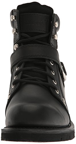 Ridetecs Men’s 6" Motorcycle Boot, Inside Zipper, Leather, Goodyear Welt, Black, 10 M Us #TOP1