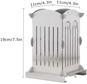 Kebab Maker Machine, 81 Holes Fast BBQ Skewer Tool for Home & Restaurant – Easy Meat Skewer Maker for Perfect Grilling & Party Meals