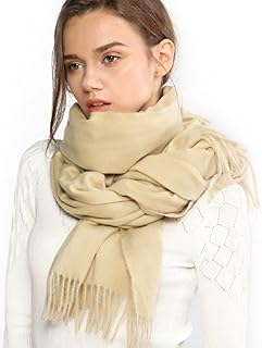 RIIQIICHY Ladies Scarves Pashmina Shawls and Wraps for Wedding Scarfs for Women Winter