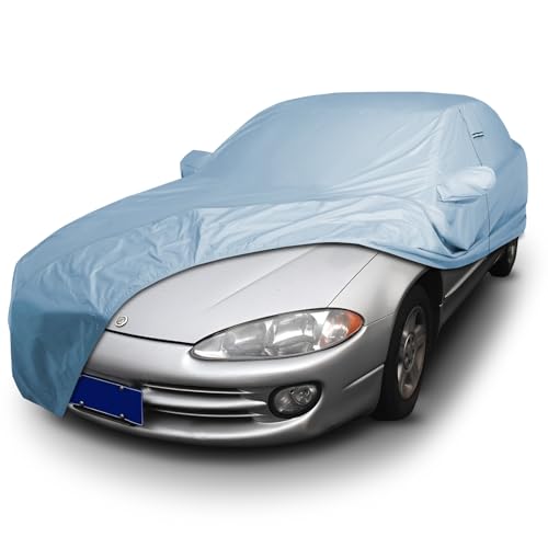 Image of iCarCover Premium Car Cover for 1993-2004 Dodge Intrepid Heavy Duty Waterproof All-Weather Automobiles Custom Fit Indoor Outdoor UV Snow Protection Covers with Straps and Bag