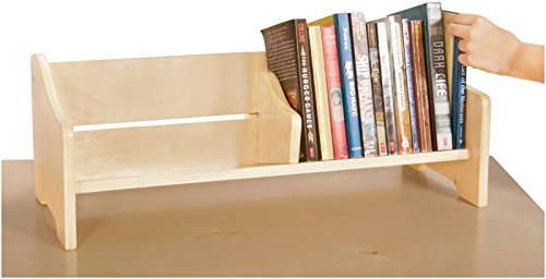 Guidecraft Tabletop Book Browser - Natural, Bookshelf For...