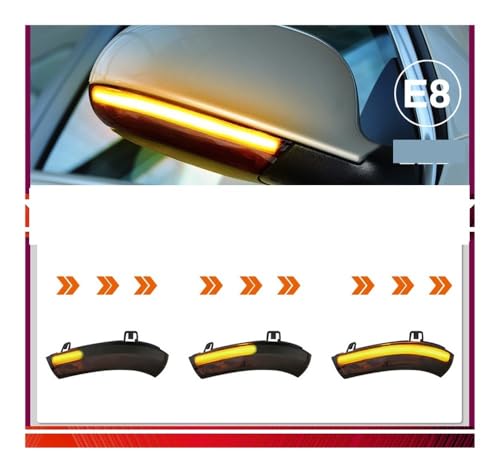 Luz intermitente espejo retrovisor señal giro dinámica para Passat B6 EOS intermitentes LED 2