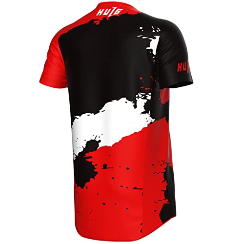 Camiseta De Manga Corta MTB para Hombre, Camiseta De Descenso, Ropa De Bicicleta para Hombre, Ropa De Ciclismo/Motocross, Camiseta De Bicicleta De Montaña MTB BMX (style-05,L)