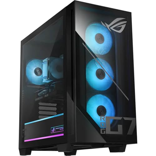 Asus ROG GM700 GM700TZ-PB564 Gaming Desktop Computer - AMD Ryzen 5 8400F - 16 GB - 1 TB PCI Express NVMe 4.0 SSD - Black