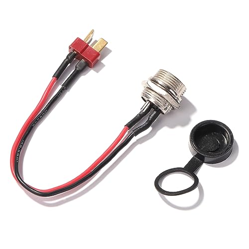 Ldabrye 10 Inch Electric Scooter Part Port Power Charging Cable Plug for Replacement Accessories