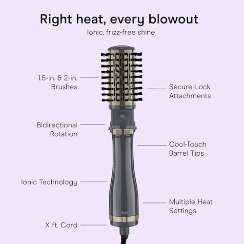 Conair InfinitiPRO Blow Dryer Brush Set: Easy Detangling, Drying and Volume - Image 4